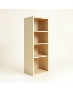 Ash Edge Narrow Cubby Tower - Beige (synthetic illustration; no displayed measurements)