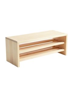 Moss Bend Shoe Storage Bench - Ivory (synthetic illustration; no displayed measurements)