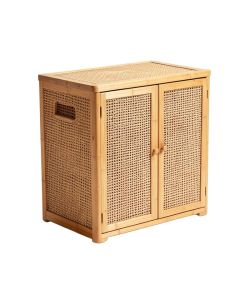 Edward Bamboo Cabinet Laundry Hamper