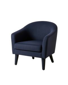Harbor Bluff Upholstered Armchair - Navy (synthetic illustration; no displayed measurements)
