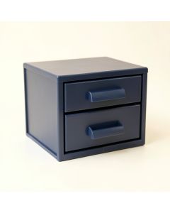Flint Dale Small-Parts Storage Drawer Cabinet - Navy (synthetic illustration; no displayed measurements)