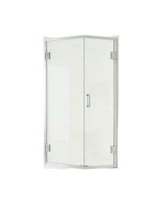 72 '' X 70.375 '' Bypass Semi-Frameless Shower Door