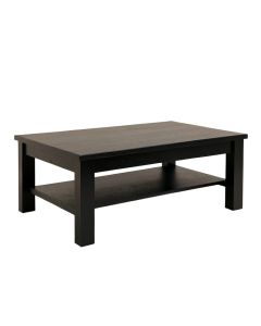 Reed Arc Coffee Table - Black (synthetic illustration; no displayed measurements)