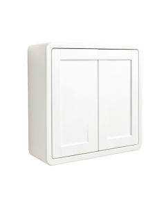 Harbor Bridge Wall-Mounted Entry Cabinet - White
