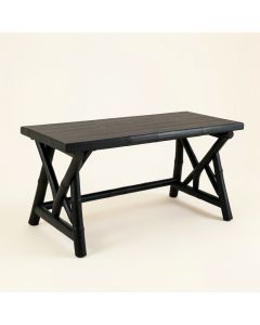 Aspen Branch Empty Workshop Workbench - Black (synthetic illustration; no displayed measurements)