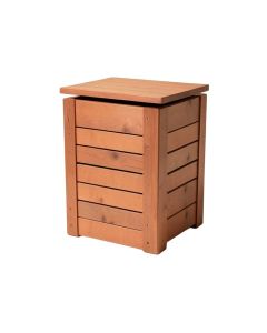 Flint Crest Closed Garden Compost Bin - Terracotta