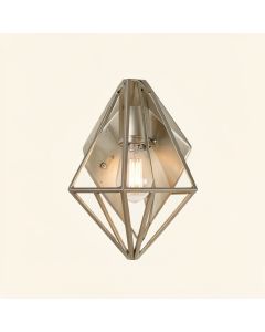 Lilou 4 - Light 14.8 '' Caged Geometric Semi Flush Mount (synthetic illustration; no displayed measurements)