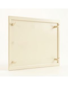 Heath Bridge Empty Wall-Mounted Tool Organizer Panel - Cream (synthetic illustration; no displayed measurements)