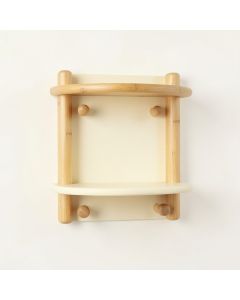 Hazel Dale Wall-Mounted Entryway Organizer Shelf - Cream (synthetic illustration; no displayed measurements)
