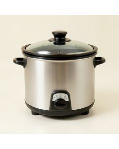 Elite By Maxi-Matic 3.5 Qt . Slow Cooker With Locking Lid (synthetic illustration; no displayed measurements)