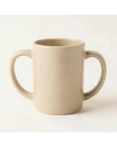 Bay Bridge Ceramic Mug - Beige (synthetic illustration; no displayed measurements)