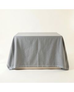 Ridge Crest Flat Bed Sheet - Gray (synthetic illustration; no displayed measurements)