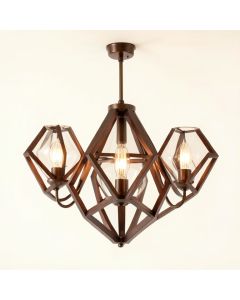Kimbrell 4 - Light Shaded Chandelier Geometric Chandelier (synthetic illustration; no displayed measurements)