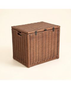 Statesboro Outdoor Wicker Deck Box (synthetic illustration; no displayed measurements)