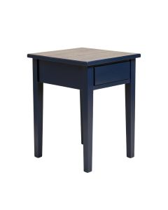 Clay Bluff Side Table - Navy (synthetic illustration; no displayed measurements)