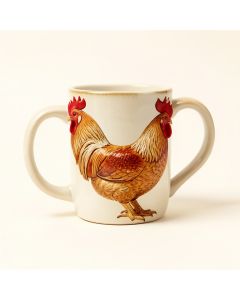 Bober Rooster French Decor Coffee Mug (synthetic illustration; no displayed measurements)