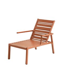 Harbor Branch Outdoor Lounge Chair - Terracotta (synthetic illustration; no displayed measurements)