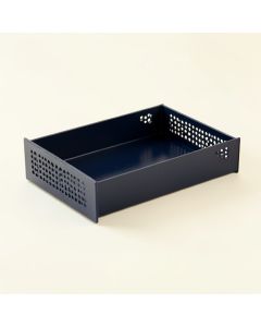 Harbor Arc Empty Under-Desk Cable Tray (synthetic illustration; no displayed measurements)