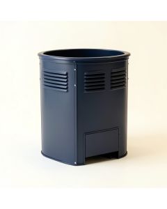 Reed Crest Closed Garden Compost Bin - Navy (synthetic illustration; no displayed measurements)