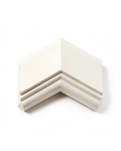 Valeriano 9 3/8 '' H X 9 3/8 '' W French Ribbon Panel Moulding Corner (synthetic illustration; no displayed measurements)