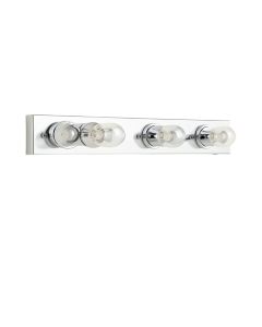 Addlie 4-Light Dimmable Chrome Vanity Light