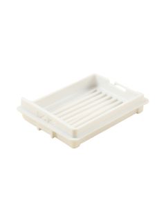 Olive Bend Empty Under-Desk Cable Tray - White