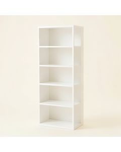 Dune Canyon Narrow Cubby Tower - White (synthetic illustration; no displayed measurements)