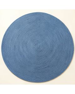 Aspen Canyon Round Area Rug - Blue (synthetic illustration; no displayed measurements)