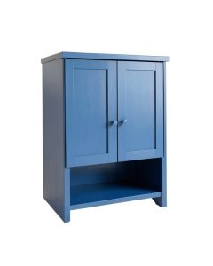 Holly Crest Wall-Mounted Laundry Cabinet - Blue
