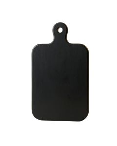 Oak Arc Cutting Board - Black (synthetic illustration; no displayed measurements)