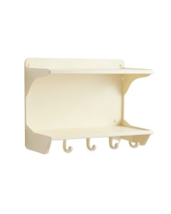 Lake Edge Wall-Mounted Entryway Organizer Shelf - Cream