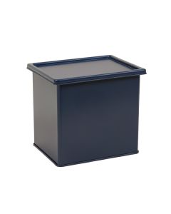 Clay Canyon Closed Outdoor Storage Box - Navy (synthetic illustration; no displayed measurements)