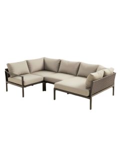 Gibe 44.8 '' Wide Outdoor Patio Sectional With Cushion (synthetic illustration; no displayed measurements)