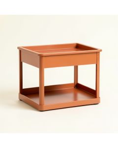 Dune Bluff Empty Coffee-Station Organizer - Terracotta (synthetic illustration; no displayed measurements)