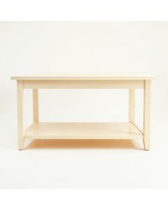 River Edge Empty Workshop Workbench - Ivory (synthetic illustration; no displayed measurements)