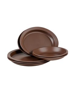 Jarl Cubby Bear 12 Piece Melamine Dinnerware Set , Service For 4