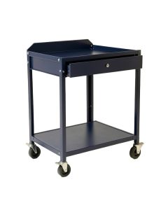 Alder Branch Empty Rolling Workshop Cart - Navy (synthetic illustration; no displayed measurements)