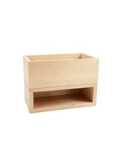 River Bridge Empty Raised Planter - Beige (synthetic illustration; no displayed measurements)