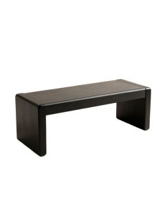 Cliff Edge Indoor Bench - Black (synthetic illustration; no displayed measurements)