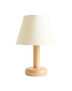 Cedar Crest Table Lamp With A Plain Fabric Shade - Cream