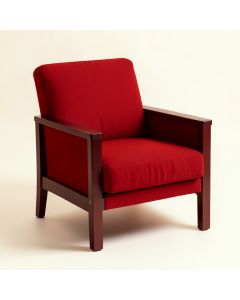 Fleuriel 25 '' Wide Polyester Armchair (synthetic illustration; no displayed measurements)