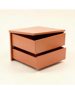 Flint Brook Small-Parts Storage Drawer Cabinet - Terracotta (synthetic illustration; no displayed measurements)