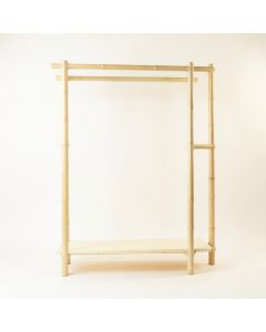 Clay Crossing Empty Garment Rack - Cream (synthetic illustration; no displayed measurements)