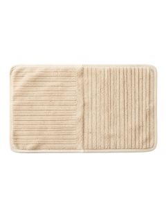 Pine Edge Bath Mat - Beige (synthetic illustration; no displayed measurements)