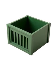 Sage Branch Empty Furniture-Style Litter Enclosure - Green (synthetic illustration; no displayed measurements)