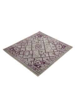 Tarboro Geometric Handmadetufted Gray/Purple Area Rug (synthetic illustration; no displayed measurements)