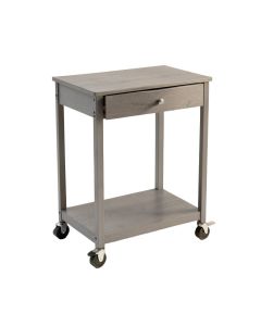 Laurel Branch Empty Rolling Workshop Cart - Gray (synthetic illustration; no displayed measurements)