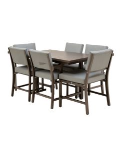 California Square 2-Person 27.6 '' Long Bar Height Dining Set With Cushions