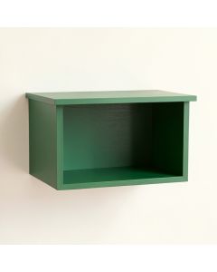 Ridge Arc Wall-Mounted Shelf - Green (synthetic illustration; no displayed measurements)