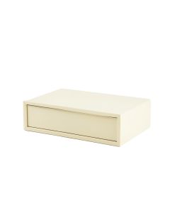 Glen Canyon Desktop Monitor Riser - Ivory (synthetic illustration; no displayed measurements)